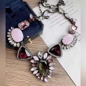 Juicy Couture Pink and Red Statement Necklace